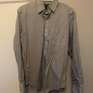 Lands End Checkered Button Down